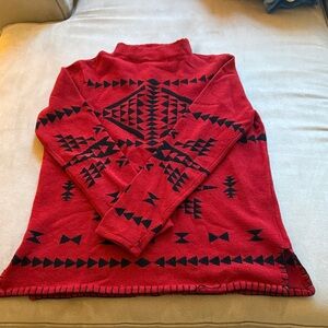 Ralph Lauren Deep Red Wool Sweater